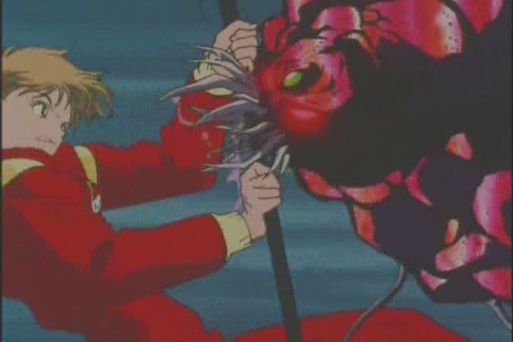 You don't want to know my interpretation of this scene from a Freudian perspective. Suffice it to say that the worm is symbolism.