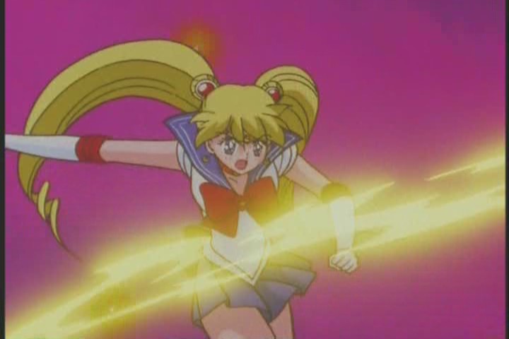 Still, Sailor Moon could probably use an attack like this... get some tips, lady.
