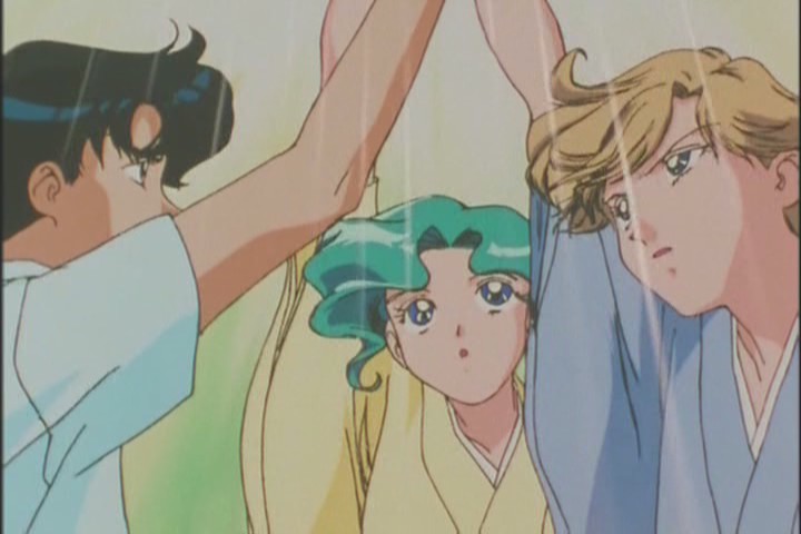 Looks like the most epic high-five ever