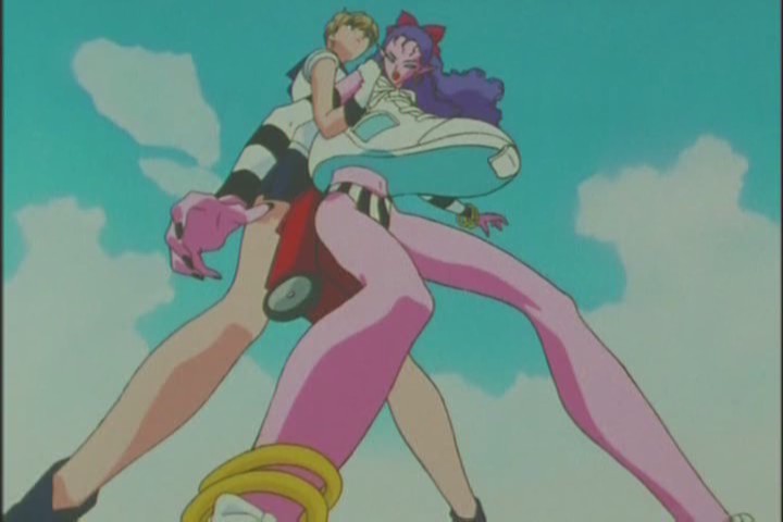 "Jesus Christ, I'm holding a giant sweaty shoe. This job sucks." 