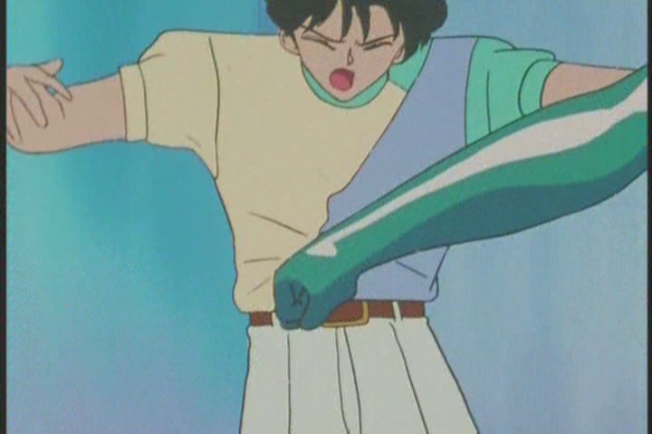 Twice in one episode! I'm being spoiled! A bit high for my liking, though. A couple of inches lower would have been comedy classic