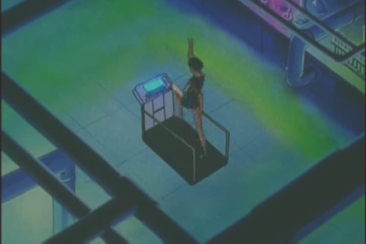 Professor Tomoe on a treadmill