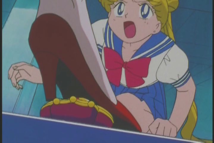 She could save herself an awful lot of time by just stamping down a bit harder right now...