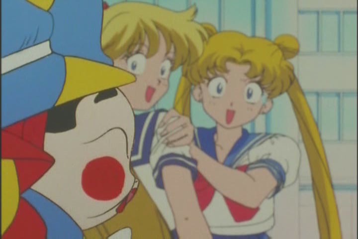 Minako and Usagi shocked