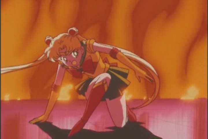 Yeeeeeah Sailor Moon is AWESOME this episode. Happens rarely enough!