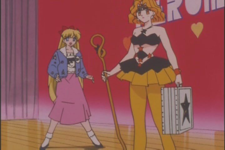 "Here's my magic staff, with which I can cast a magical attack to BEAT YOUR FACES IN."