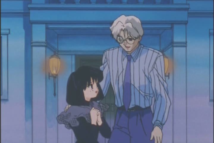 "Hey you finally made a friend? Be careful not to destroy the world around her, now."