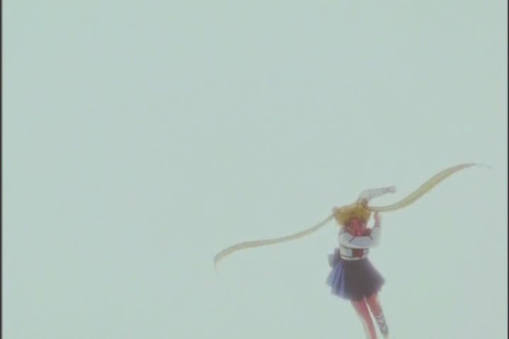 This is seriously one of the bravest, most kick-ass acts Usagi ever does. Untransformed, she still just GOES for it