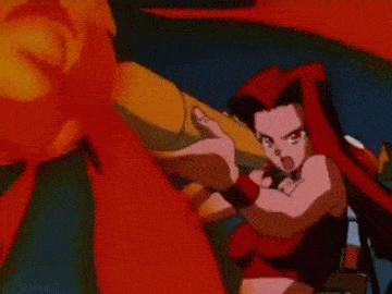 Sailor Moon had to totally cheat just to beat her. Should have just let Eugeal crisp her up