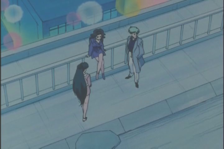 "Couldn't we have done this, I dunno, inside somewhere?" "No. All our conversations must be held somewhere suitably dramatic."