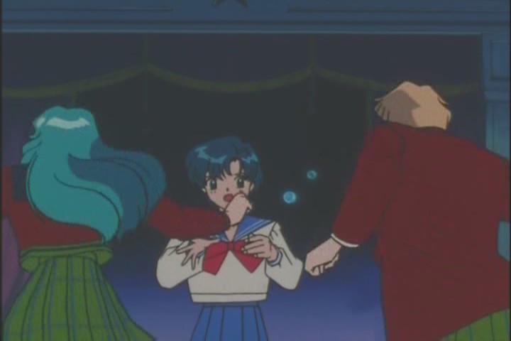 "Fucking leg it, Michiru! She's gonna put us in detention!"