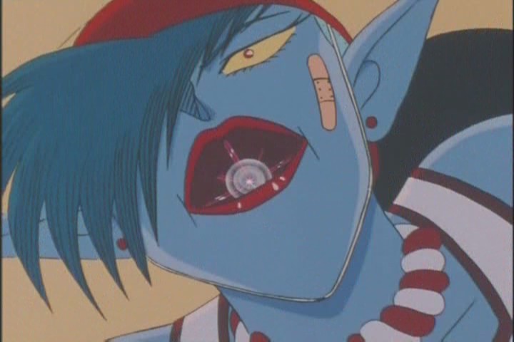 Oh my god... I do not want to meet the animator who drew this abomination.