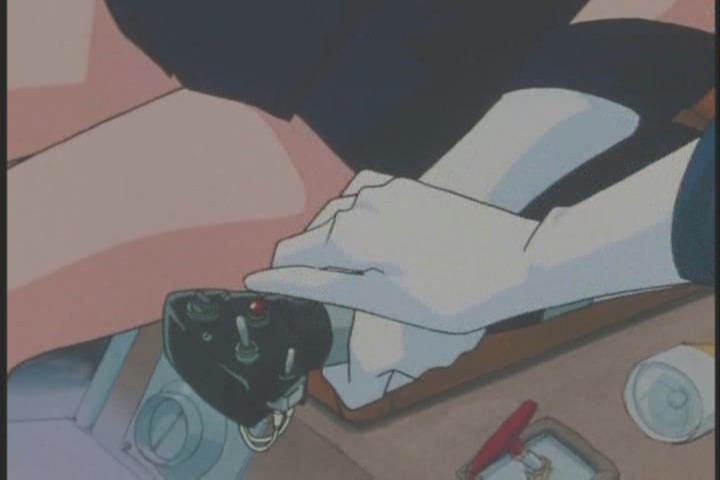 "You know it's really hard to pilot a helicopter with your hand on the... whatever this stick thing does."