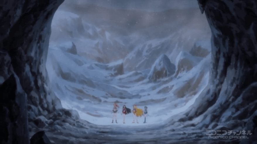 Sailor Moon Crystal - Senshi arrive at the North Pole