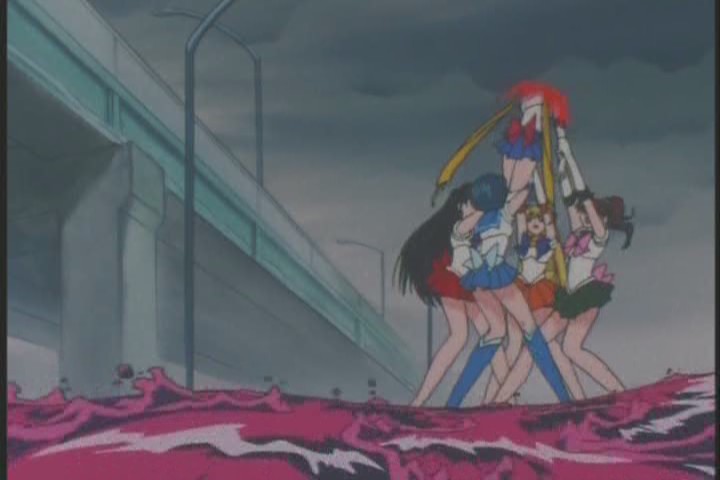 "Keep pulling! She's our ticket out of this hell hole!"