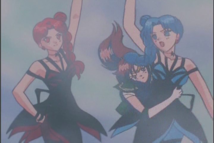 I love this. I bet she got a couple of punches to the kidneys in there too, just like a real rugby player