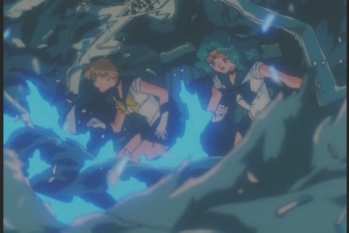 "Uranus, Did you do this?" "Oh, uhh, yeah. Sure. I'm pretty cool huh?"