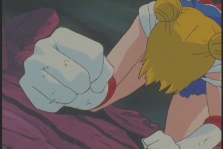 Sailor Moon frustated