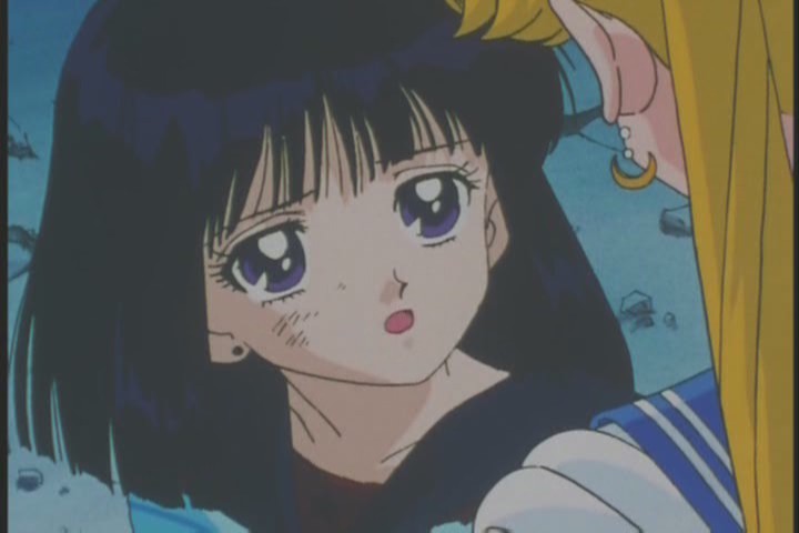 "OK I know you're Mistress Nine pretending to be Hotaru but you're just SO DARN CUTE so here's the Grail thingy."