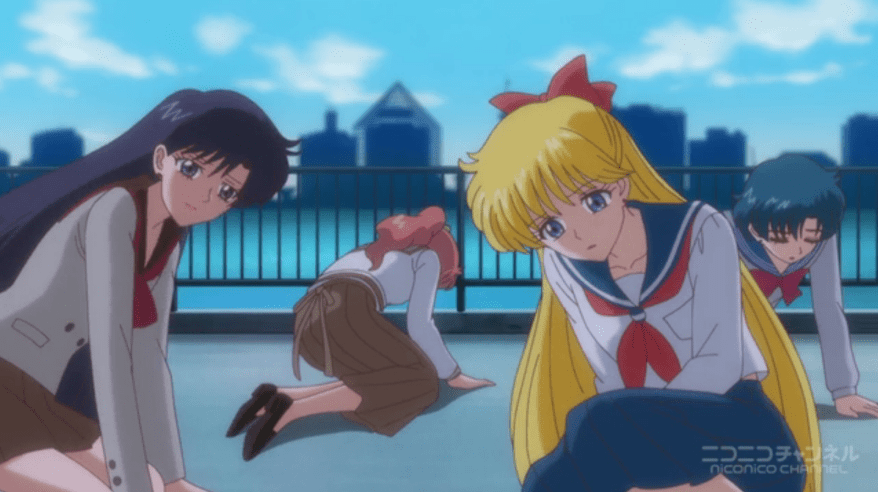 "That was some crazy dream. I dreamt that I ran around in a mini-skirt yelling Usagi over and over again"