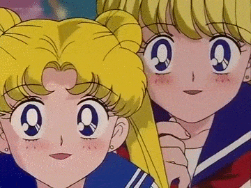 Usagi and Minako taken with Haruka