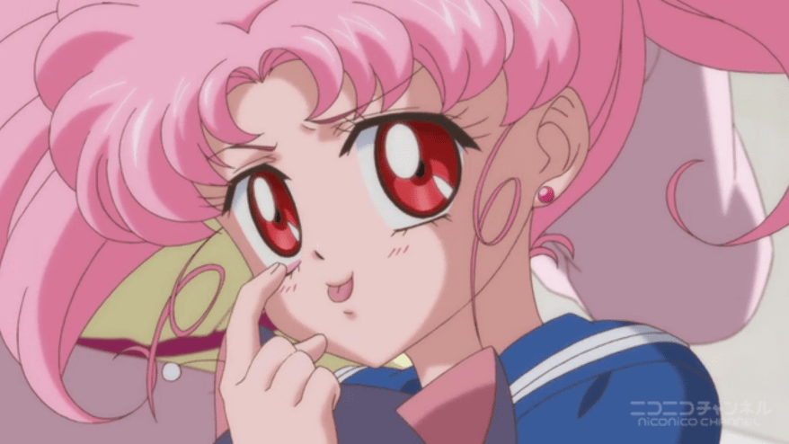 Sailor Moon Crystal - Chibi-Usa taunts Usagi