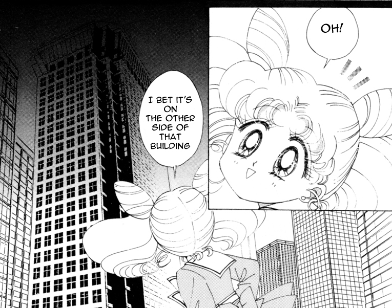 Do you? Do you really bet that, Chibi-Usa? That your hat flew three fucking miles behind an ominous complex?