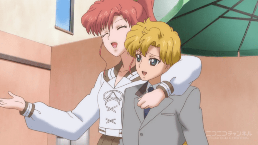 They call him out as a pathetic Kohai and he's totally fine with that. At least Makoto solidly demeans him.