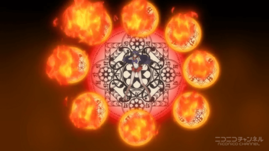 This did look awesome. Too bad it did NOTHING. The Senshi actually end up looking really rather rubbish by the end of this episode.