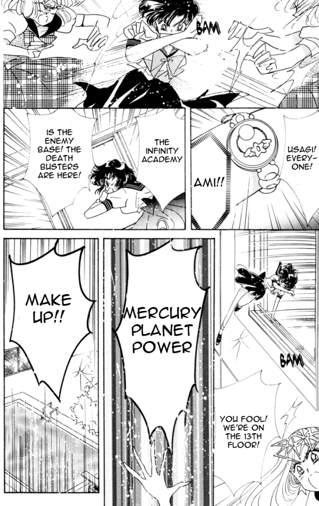 Just to reiterate the point... Ami just jumped out a fucking window.