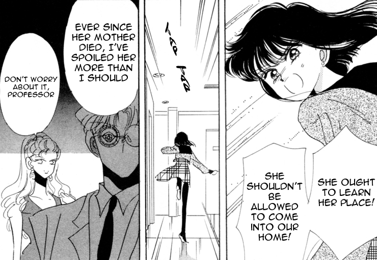 "Did I tell you-" "Yes." "That her mother-" "Yes you did." "Well you see her mother died and-" "Ugh."