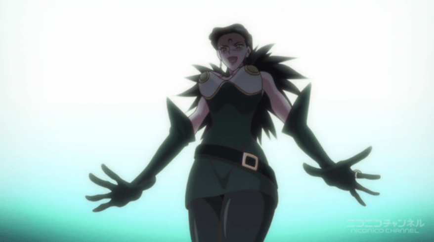 There's something about the way she's drawn in Crystal, but her chest looks bizarre. Especially with those flagrant green nipples...