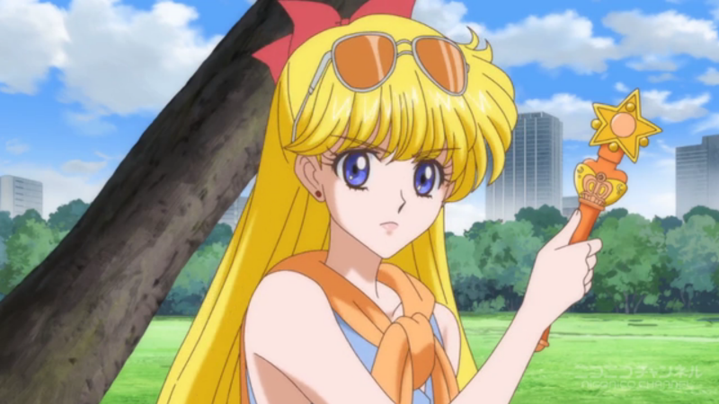 Sailor Moon Crystal - Minako transforms