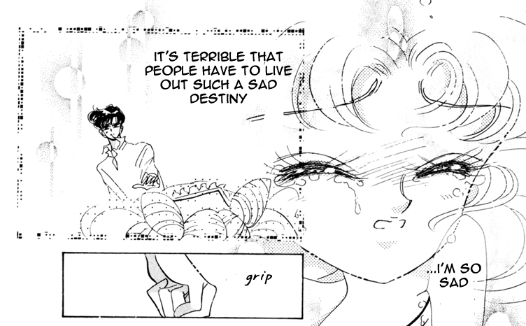 Infinity - Chibi-Usa upset over Hotaru's death