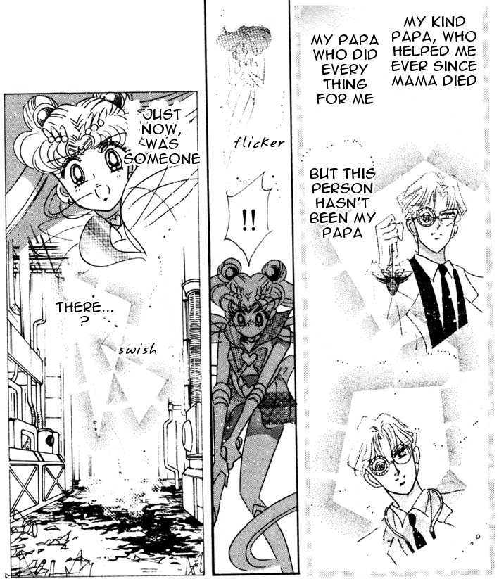 "Thanks Sailor Moon. That's so kind of you. You didn't even try to save him. Such a great hero."