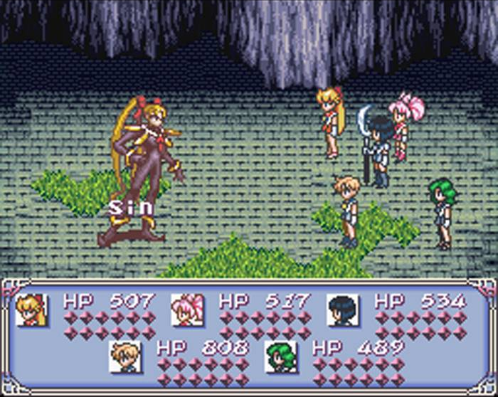 Sailor Moon Another Story - Sin battle