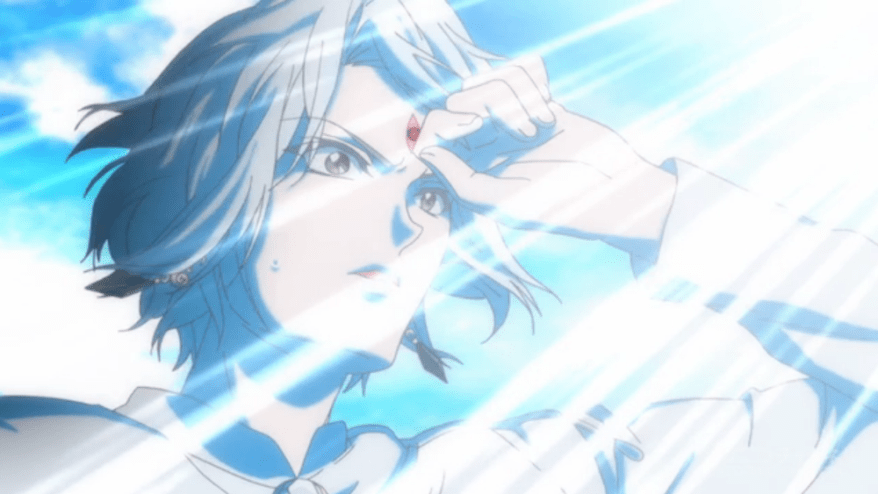 "Dammit, I run into the most beautiful person on the planet, a god no less, and here I am wearing a goddamn vagina on my forehead."