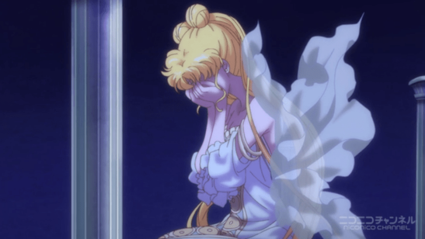 Sailor Moon Crystal - Usagi crying