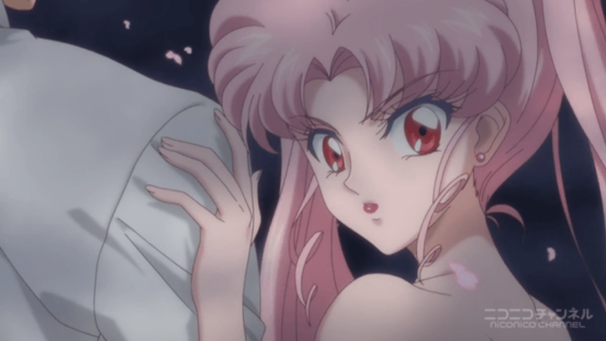 Felt iffy just watching this overtly affectionate touching between Chibi-Usa and Mamoru. Just you WAIT. There won't be enough soap in the universe