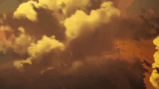 This is an utterly fantastic 4 seconds of footage. A throw-away joke that inspires beauty and admiration