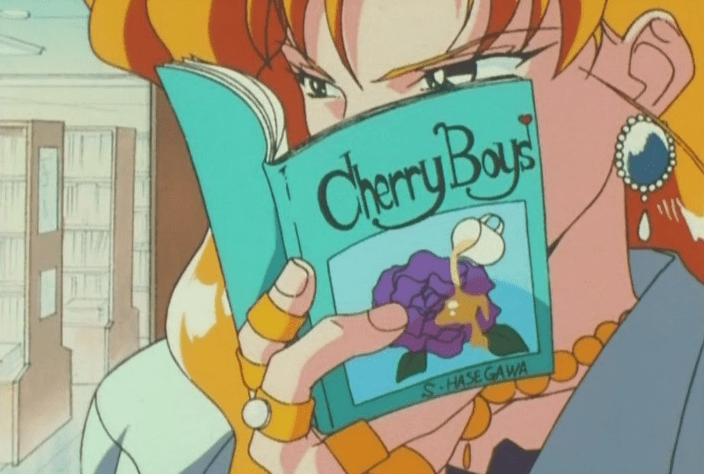 Wait, what the fuck is he reading...?