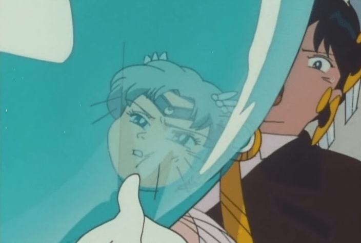 You know he's surrounded by knives right? Betting's good she would've just cut herself, Sailor Moon