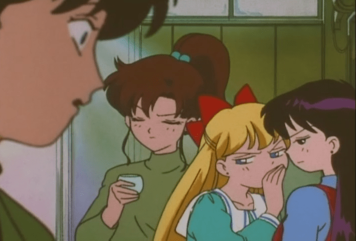 Mamoru talked about by Makoto, Rei and Minako