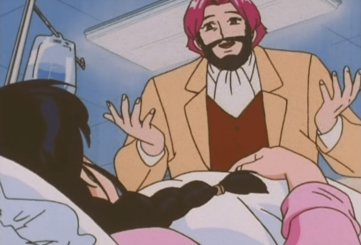 "Hi, I realise my pink hair and black beard combo threw you off balance, so I wanted to reintroduce myself"