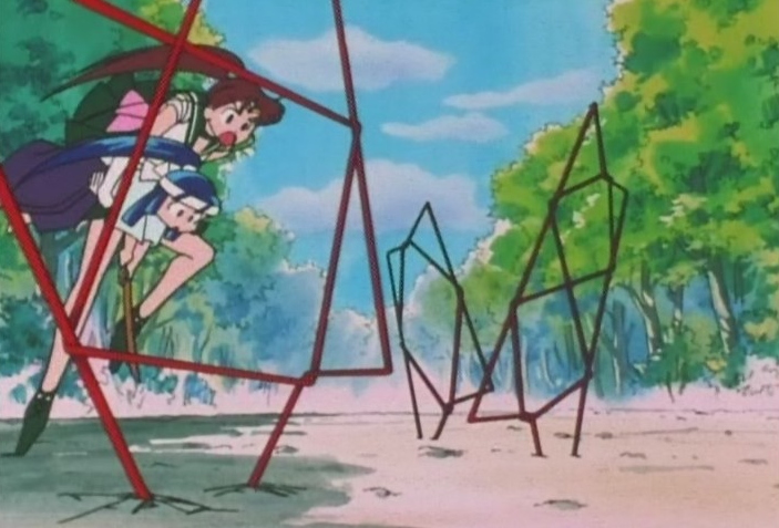 Heeey it's Jupiter-chan looking all cool and shit! First time this season I think? Blimey, Sailor Moon SuperS is a slog