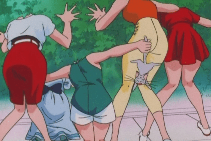 "You know, I'm fairly certain this is the least pathetic stalking we've ever performed."