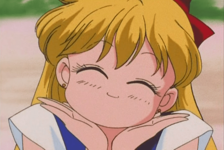 This is the Sailor Moon equivalent of "trololol" face