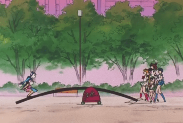 "Hey, why don't we just step off this plank thing?" "Naah I'm sure it's safe."