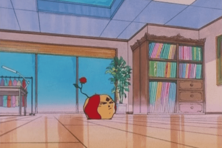 "A SINGLE ROSE, MY ONE WEAKNESS."