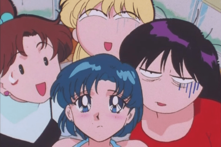 The Senshi here, bemoaning their poor art-work and inadequate character development this season
